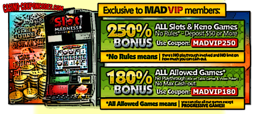 Slots and Keno Bonuses
